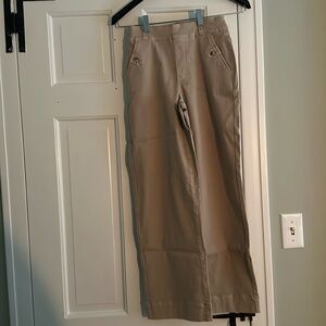 Spanx Cropped Twill wide leg pants